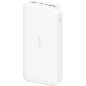 Batterie Externe Power Bank Xiaomi Redmi 10 000 mAh 2 USB Blanc