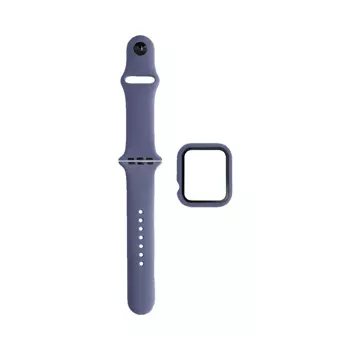 Protection Silicone pour Apple Watch 38mm avec Bracelet Sport (14) Violet