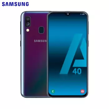 Smartphone Samsung Galaxy A40 A405 64GB Grade D Noir (Ecran Fissuré / Tactile & LCD Fonctionnel) Noir
