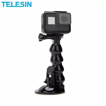 Support GoPro pour Voiture TELESIN GP-SUC-006 Articulé à Ventouse Noir