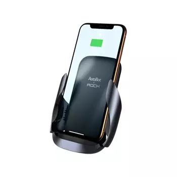 Support Smartphone Chargeur à Induction pour Voiture Rock W23 Gravity Noir