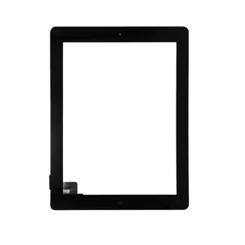 Tactile Apple iPad 2 A1395 / A1396 Noir