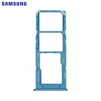 Tiroir SIM Original Samsung Galaxy A12 A125 / Galaxy A12 Nacho A127 GH98-46124C Bleu