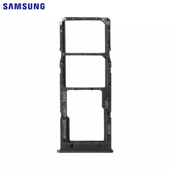 Tiroir SIM Original Samsung Galaxy A12 A125 / Galaxy A12 Nacho A127 GH98-46124A Noir