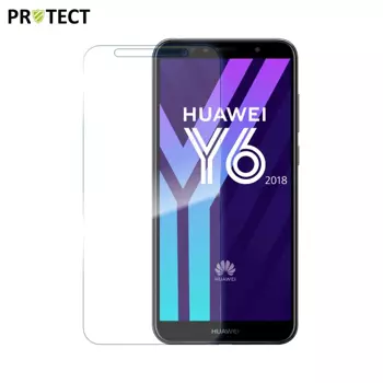 Verre Trempé Classique PROTECT pour Huawei Y6 2018 Transparent