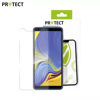 Verre Trempé Classique PROTECT pour Samsung Galaxy A7 2018 A750 Transparent