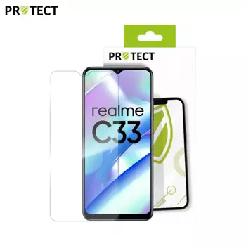 Verre Trempé Classique PROTECT pour Realme C33 Transparent