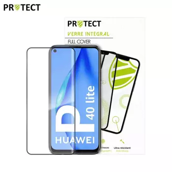 Verre Trempé Intégral PROTECT pour Huawei P40 Lite Noir