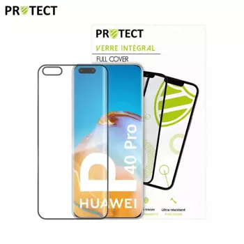 Verre Trempé Intégral PROTECT pour Huawei P40 Pro Noir