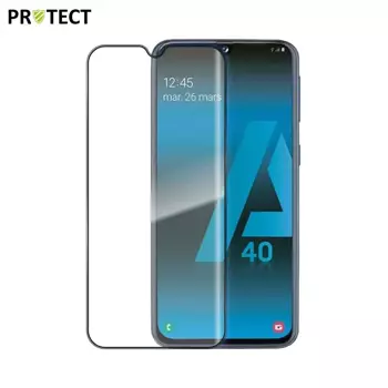 Verre Trempé Intégral PROTECT pour Samsung Galaxy A40 A405 Noir