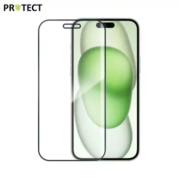 Verre Trempé Intégral PROTECT pour Apple iPhone 15 Plus Noir