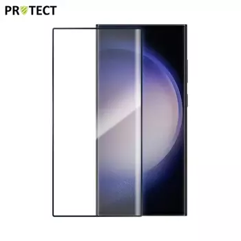 Verre Trempé Intégral PROTECT pour Samsung Galaxy S23 Ultra 5G S918 Noir