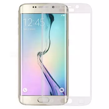 Verre Trempé Intégral Samsung Galaxy S6 Edge G925 Argent