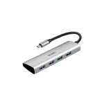 Adaptateur Multiports USB-C Wiwu Alpha A440 Argent