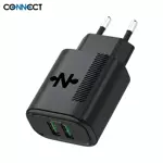 Chargeur Secteur Multi CONNECT 3.4A (2x USB) Noir