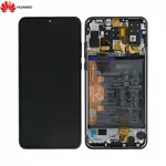 Bloc Complet Assemblé Huawei P30 Lite New Edition 02352PJM/02353FPX Noir Carbonne