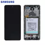 Bloc Complet Assemblé Samsung Galaxy A72 4G A725/Galaxy A72 5G A726 GH82-25541D/GH82-25542D Awesome White