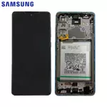 Bloc Complet Assemblé Original Samsung Galaxy A72 4G A725/Galaxy A72 5G A726 GH82-25541B GH82-25542B Awesome Blue