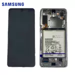 Bloc Complet Assemblé Samsung Galaxy S21 Plus 5G G996 GH82-24555C / GH82-24744C Phantom Silver