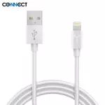 Câble Data USB vers Lightning CONNECT MFI (1m) Blanc