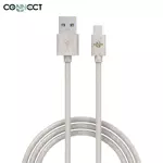 Câble Data USB vers Type-C CONNECT MC-CCB9 Eco-Friendly 2.4A (1m) Beige