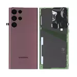 Cache Arrière Premium Samsung Galaxy S22 Ultra S908 Bordeaux