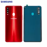 Cache Arrière Premium Samsung Galaxy A20S A207 Rouge