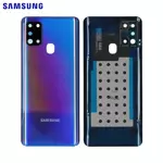 Cache Arrière Original Samsung Galaxy A21S A217 GH82-22780C Bleu Prism