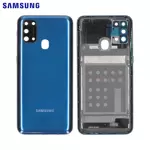 Cache Arrière Original Samsung Galaxy M31 M315 GH82-22412A Bleu