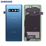 Cache Arrière Original Samsung Galaxy S10 Plus G975 GH82-18406C Bleu