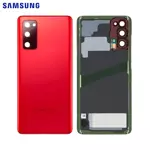 Cache Arrière Samsung Galaxy S20 FE 5G G781/Galaxy S20 FE 4G G780 GH82-24263E Cloud Red