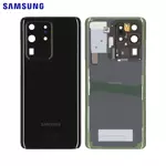 Cache Arrière Original Samsung Galaxy S20 Ultra G988 GH82-22217A Noir Cosmique