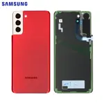 Cache Arrière Original Samsung Galaxy S21 Plus 5G G996 GH82-24505G Phantom Red