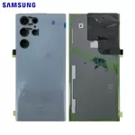 Cache Arrière Samsung Galaxy S22 Ultra S908 GH82-27457G/GH82-27458G Bleu Ciel