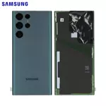 Cache Arrière Samsung Galaxy S22 Ultra S908 GH82-27457D/GH82-27458D Vert