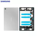 Cache Arrière Samsung Galaxy Tab A7 4G T505 GH81-19740A Argent metallique