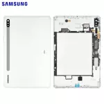 Cache Arrière Original Samsung Galaxy Tab S7 4G T875 GH82-23571B Argent Mystique