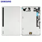 Cache Arrière Original Samsung Galaxy Tab S8 Plus 5G X806/Galaxy Tab S8 Plus Wi-Fi X800 GH82-27815C Argent