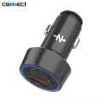 Chargeur Allume-Cigare CONNECT MC-CV58W01 58W (2x Type-C PD + USB QC3.0) Noir