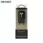 Chargeur Secteur Micro USB 2A Connect Avec Câble Noir