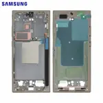 Châssis Original Samsung Galaxy S24 Ultra 5G S928 GH82-33399C Ambre Titane