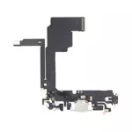 Connecteur de Charge Original PULLED Apple iPhone 15 Pro Titane Blanc