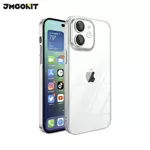 Coque de Protection Crystal Glass JMGOKIT pour Apple iPhone 12 Argent