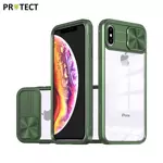 Coque de Protection IE027 PROTECT pour Apple iPhone X/iPhone XS Vert Foncé