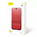 Coque Rabat Tactile Baseus pour Apple iPhone X/iPhone XS WIAPIPH58-TS09 Rouge