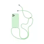 Coque Silicone avec Cordon Apple iPhone 12 Pro (05) Vert