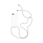 Coque Silicone avec Cordon Apple iPhone 7 Plus/iPhone 8 Plus (07) Blanc