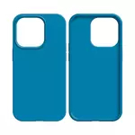 Coque Silicone Compatible pour Apple iPhone 14 (#16) Bleu Ciel