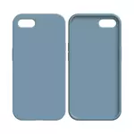 Coque Silicone Compatible pour Apple iPhone 7/iPhone 8/iPhone SE (2nd Gen)/iPhone SE (3e Gen) (#5) Bleu Acier