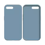 Coque Silicone Compatible pour Apple iPhone 7 Plus/iPhone 8 Plus (#5) Bleu Acier